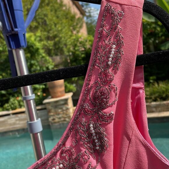 Stunning Vintage Pink Party Dress - Picture 10 of 14